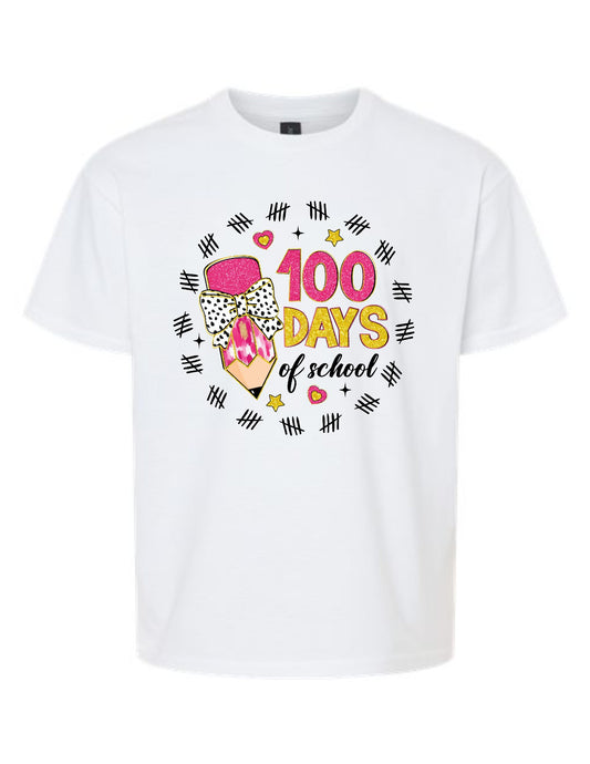 100 Days of School glitter