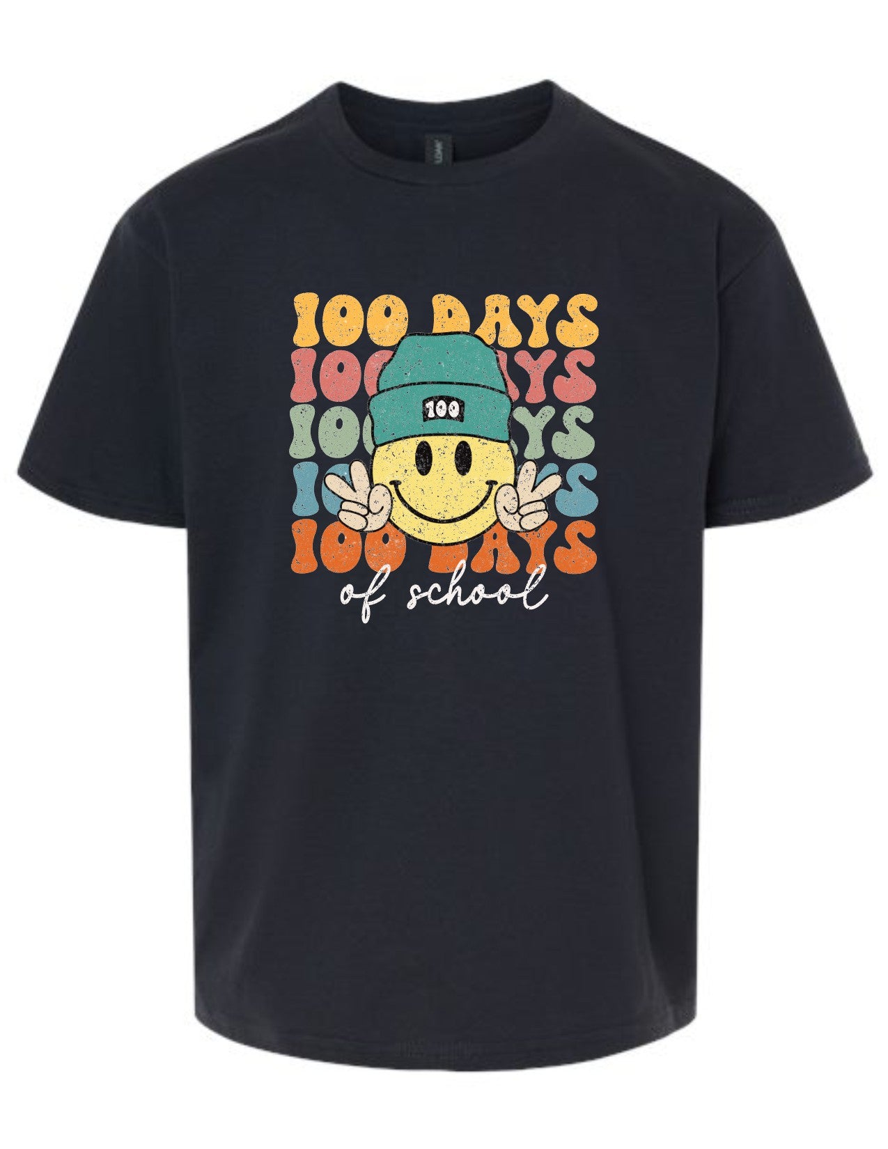 100 Days Smiley retro