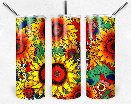 Bright Sunflowers 20oz Tumbler