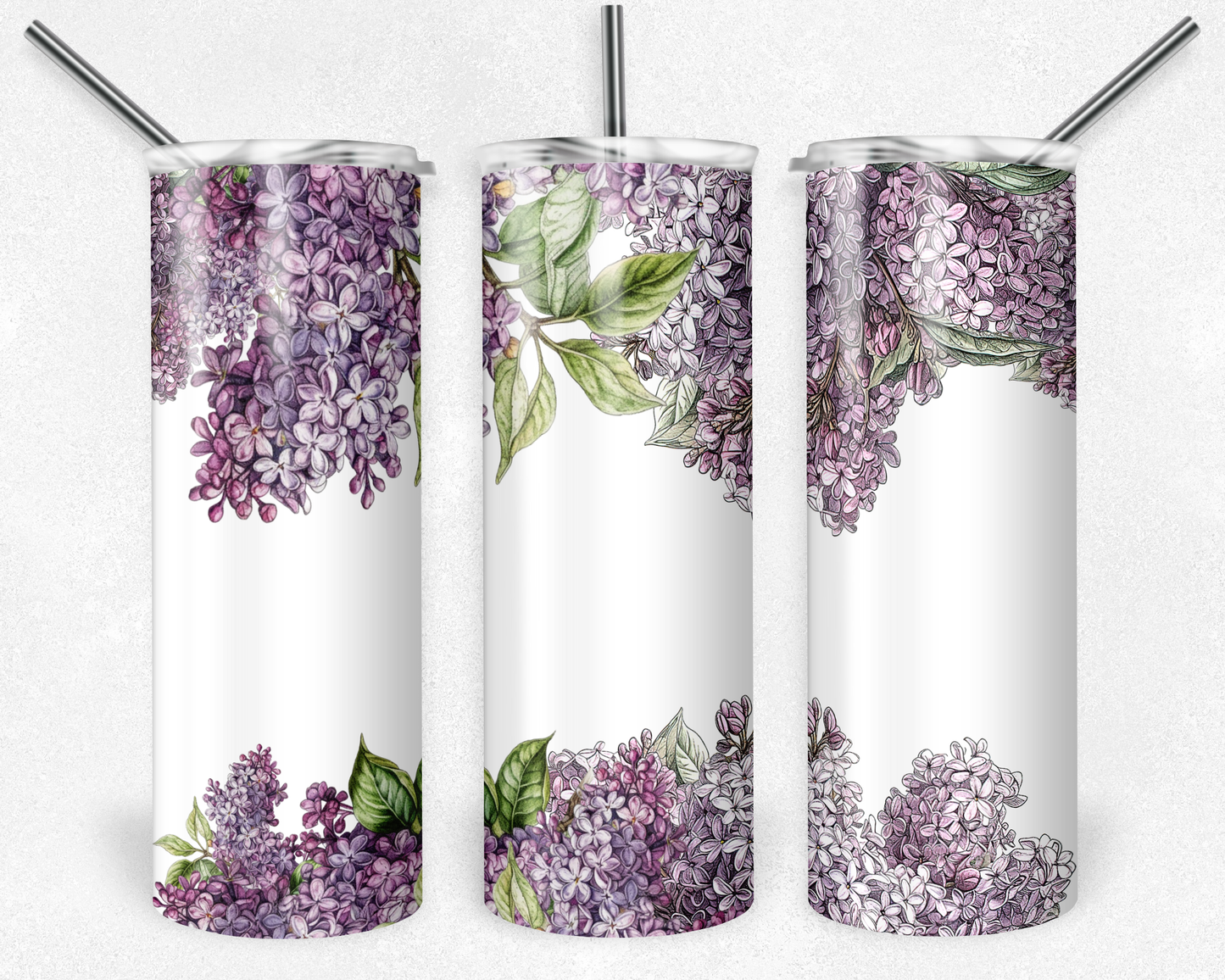 Split Lilac (personalize) 20oz Tumbler