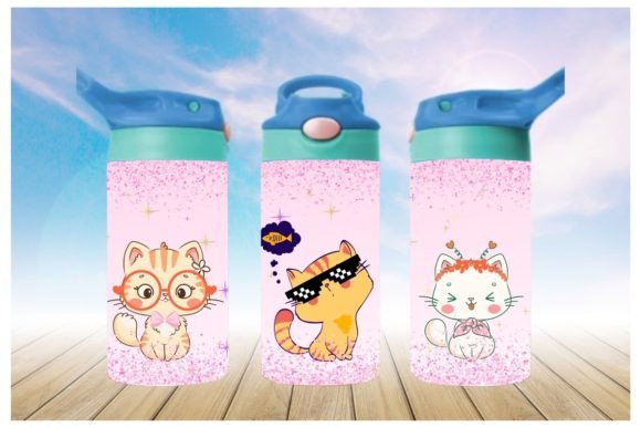 Kids 12 oz Cool CatsTumbler