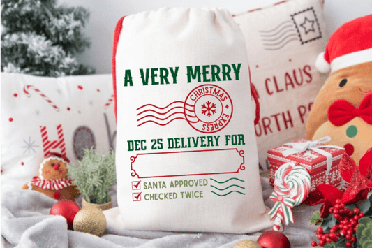 A Very Merry Delivery Santa Sack