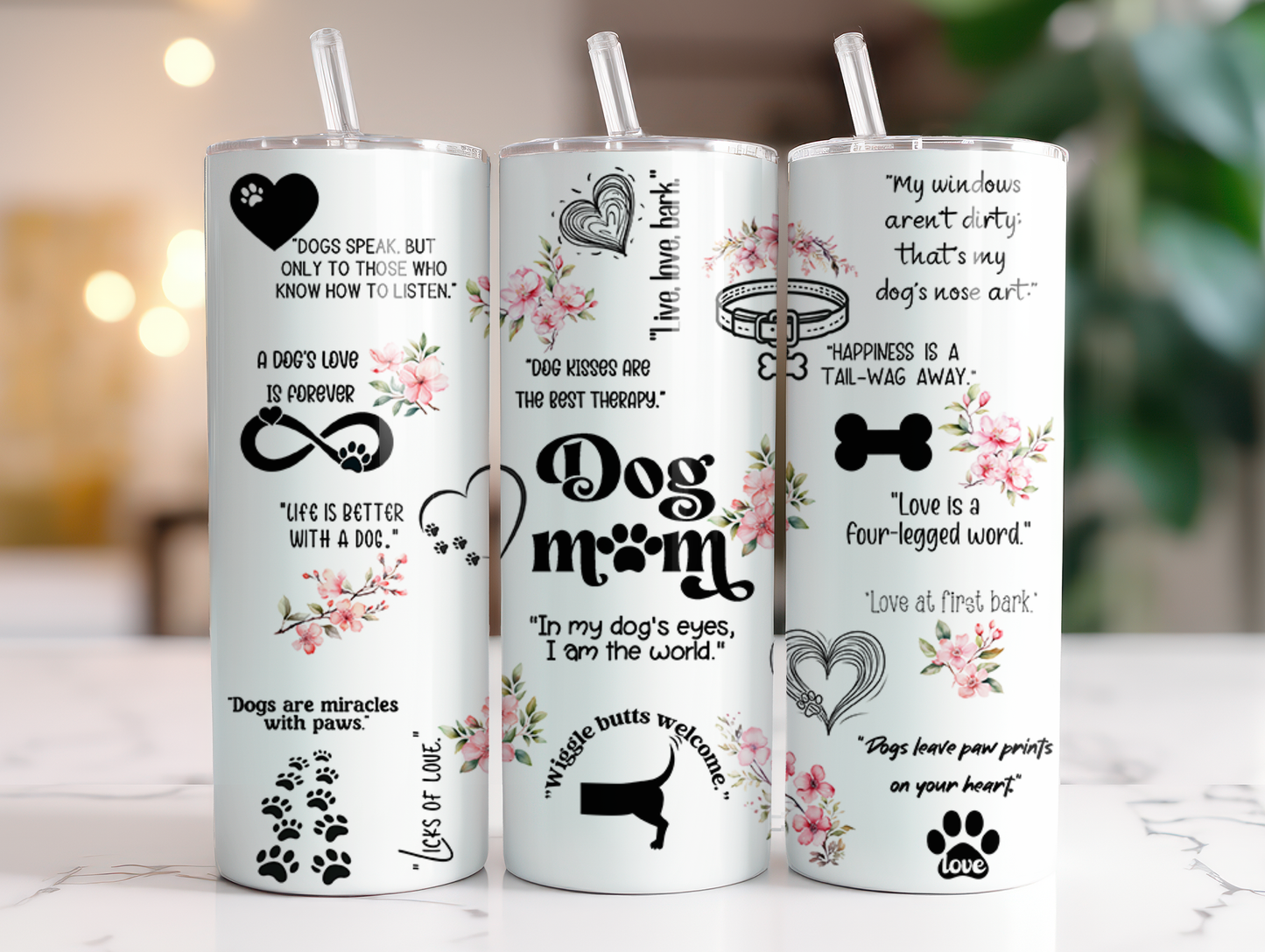 20oz Dog Mom Affirmations