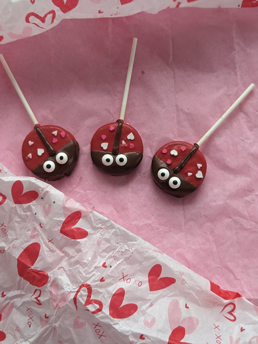 LOVE BUG Valentine's Day Oreo Pops