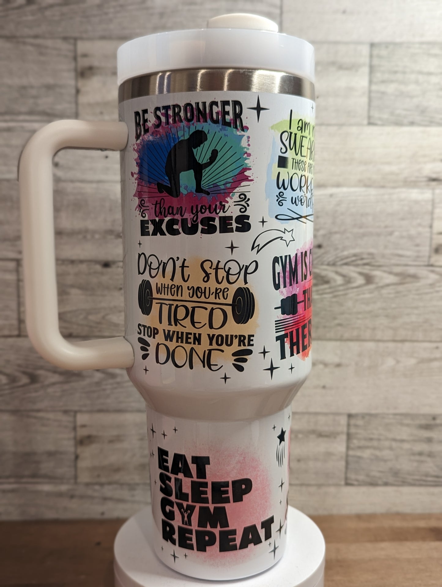 Workout Affirmations 40oz Tumbler