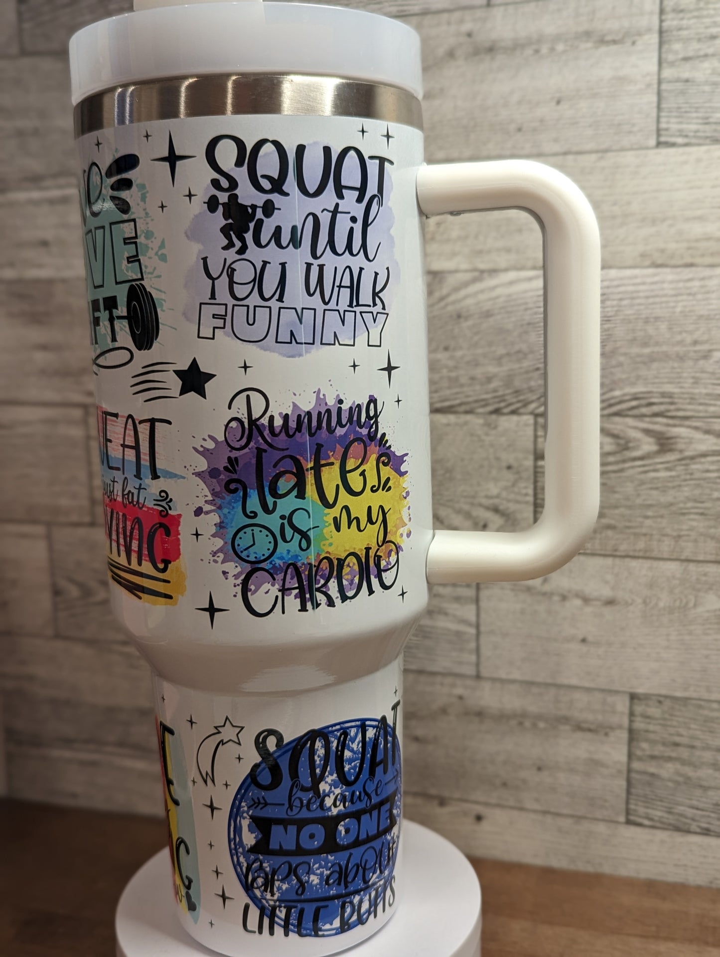 Workout Affirmations 40oz Tumbler