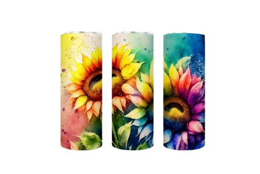 Vibrant Sunflowers 20oz Tumbler