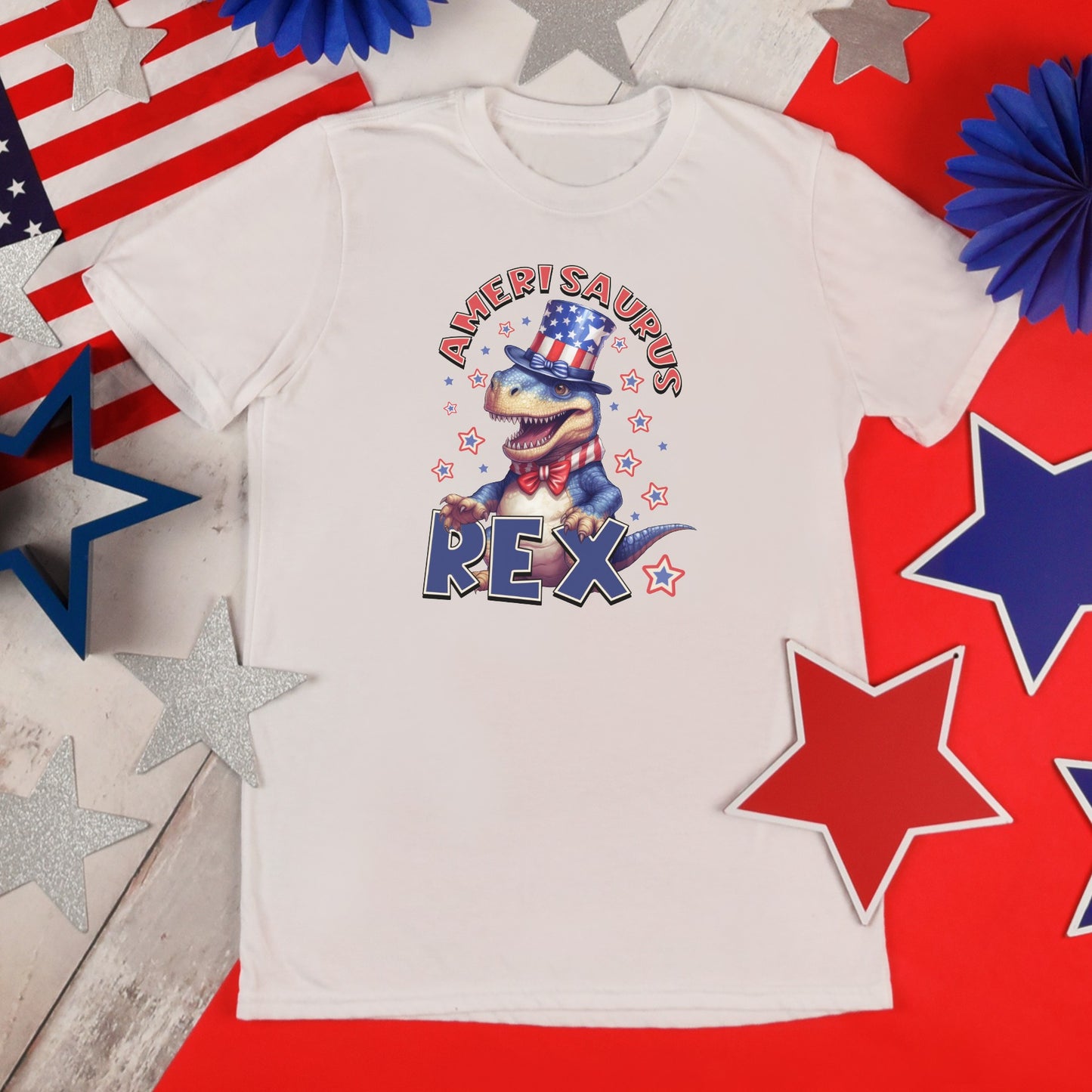 Americsaurus Rex Kids Top