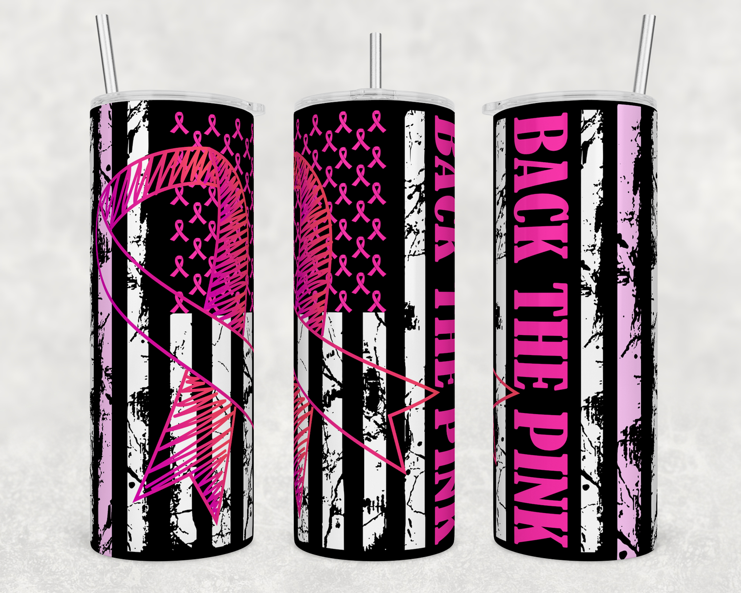 Back The Pink 20oz Tumbler