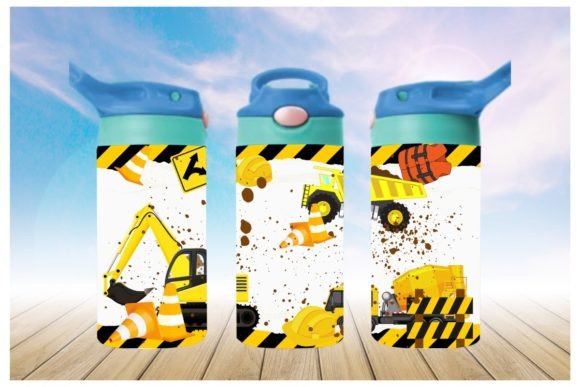 Kids 12 oz Construction Zone Tumbler