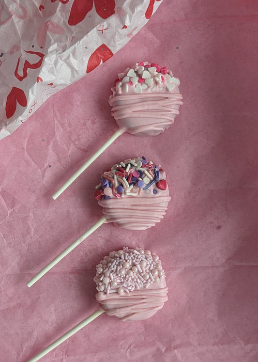 Valentine's Day Oreo Pops All Decked Out