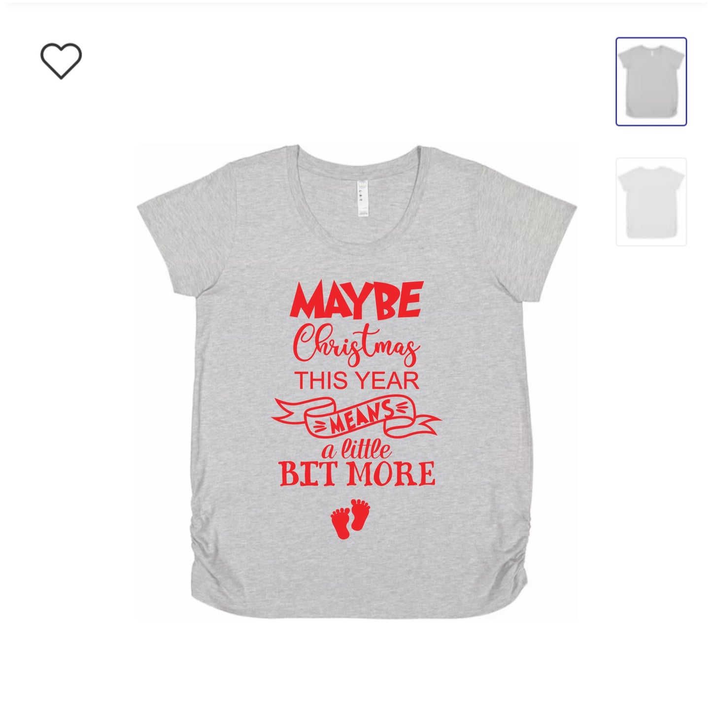 Maybe Christmas Means Something (Maternity Top)