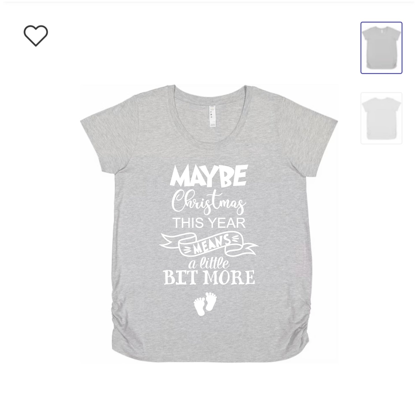 Maybe Christmas Means Something (Maternity Top)