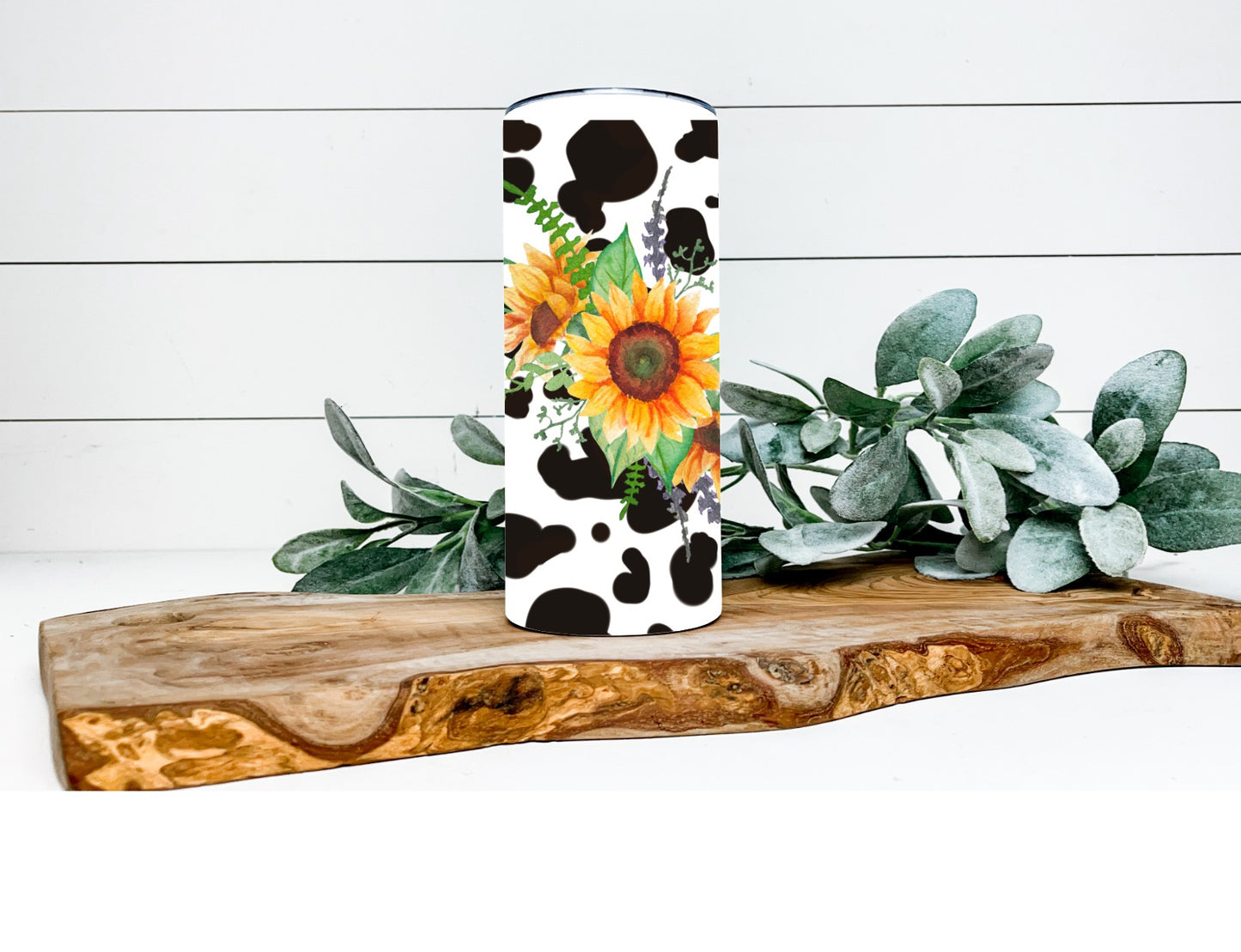 Sunflower Cow Print